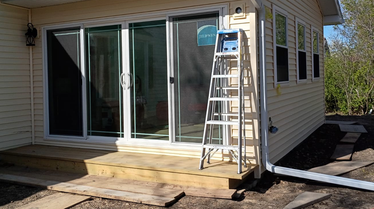 Instalación de ventana y puertas